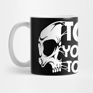 Skull Tattoo Slogan Vintage Mug